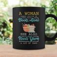 Woman Survives On Books And Yarn Crocheter Crocheting Graphic Print Coffee Mug Gifts ideas Woman Survives On Books And Yarn Crocheter Crocheting Graphic Print Coffee Mug Gifts ideas