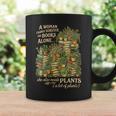 Women's Book & Plant Lover Reading Gardening She Also Need Plants Graphic Print Coffee Mug Gifts ideas