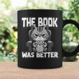 Women's The Book Was Better Fiction Novel Readers Bookish Cat Graphic Print Coffee Mug Gifts ideas Women's The Book Was Better Fiction Novel Readers Bookish Cat Graphic Print Coffee Mug Gifts ideas
