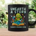 Women's Book Sea Turtle Summer Reading 2026 Unearth a Story Graphic Print Coffee Mug Gifts ideas