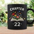 Women's Chapter 22 Years Old 22nd Birthday Celebration Floral Book Graphic Print Coffee Mug Gifts ideas