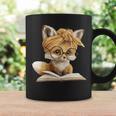 Women's Cute Fox Reading Book Lover Animal Graphic Baby Portrait Graphic Print Coffee Mug Gifts ideas Women's Cute Fox Reading Book Lover Animal Graphic Baby Portrait Graphic Print Coffee Mug Gifts ideas