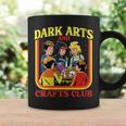 Women's Dark Arts And Crafts Club Retro Witchy Book Cover Graphic Print Coffee Mug Gifts ideas