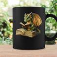 Women's Dragon Bookworm Reading Book Graphic Graphic Print Coffee Mug Gifts ideas