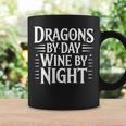 Women's Fantasy Books Reading Time Dragons By Day Wine By Night Graphic Print Coffee Mug Gifts ideas Women's Fantasy Books Reading Time Dragons By Day Wine By Night Graphic Print Coffee Mug Gifts ideas