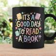 Women's It’s A Good Day To Read A Book Cute Teacher Reading Graphic Print Coffee Mug Gifts ideas