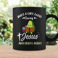 Women's Just A Girl Who Loves Jesus And Avocados And Books Graphic Print Coffee Mug Gifts ideas Women's Just A Girl Who Loves Jesus And Avocados And Books Graphic Print Coffee Mug Gifts ideas