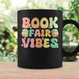 Women's Library Book Fair Vibe Groovy Retro School Reading Nostalgic Graphic Print Coffee Mug Gifts ideas