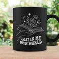 Women's Minimalist Bookworm Lost In My Own World Book Lover Graphic Print Coffee Mug Gifts ideas Women's Minimalist Bookworm Lost In My Own World Book Lover Graphic Print Coffee Mug Gifts ideas
