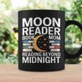 Women's Moon Reader Book Mom Reading Beyond Midnight Graphic Print Coffee Mug Gifts ideas