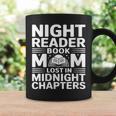 Women's Night Reader Book Mom Lost In Midnight Chapters Graphic Print Coffee Mug Gifts ideas