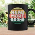 Women's Read More Books Retro Vintage Book Lover Graphic Print Coffee Mug Gifts ideas Women's Read More Books Retro Vintage Book Lover Graphic Print Coffee Mug Gifts ideas