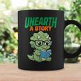 Women's Unearth a Story Summer Reading 2026 Triceratops Dino Book Graphic Print Coffee Mug Gifts ideas Women's Unearth a Story Summer Reading 2026 Triceratops Dino Book Graphic Print Coffee Mug Gifts ideas