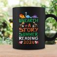 Women's Unearth A Story Summer Reading Program 2026 Dinosaur Book Graphic Print Coffee Mug Gifts ideas Women's Unearth A Story Summer Reading Program 2026 Dinosaur Book Graphic Print Coffee Mug Gifts ideas