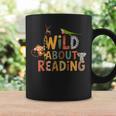 Women's Wild About Reading Book Animal Children's Book Lover Teacher Graphic Print Coffee Mug Gifts ideas Women's Wild About Reading Book Animal Children's Book Lover Teacher Graphic Print Coffee Mug Gifts ideas