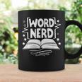 Word Nerd Reading Book Lover Bookworm Bookish Librarian Graphic Print Coffee Mug Gifts ideas