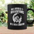 In A World Of Bookworms Be A Book Dragon Inspirational Graphic Print Coffee Mug Gifts ideas