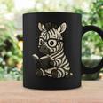 Zebra Reading Book Lover Graphic Print Coffee Mug Gifts ideas