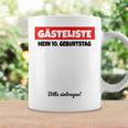 10th Birthday Guest List Guest Book Ten Years Graphic Print Coffee Mug Gifts ideas