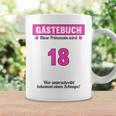 18th Birthday Guest Book Party 18 Years Graphic Print Coffee Mug Gifts ideas
