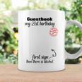 21st Birthday Man Woman Guest Book Party Celebration Birthday Graphic Print Coffee Mug Gifts ideas