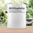 Abibliophobia Reader Top Bookworm Reading Graphic Print Coffee Mug Gifts ideas