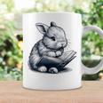 Adorable Reading Bunny Drawing For Book Lovers Philossophers Graphic Print Coffee Mug Gifts ideas Adorable Reading Bunny Drawing For Book Lovers Philossophers Graphic Print Coffee Mug Gifts ideas