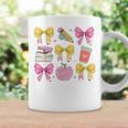 Apple Coquette Bow Books First Day Of School Back To School Graphic Print Coffee Mug Gifts ideas Apple Coquette Bow Books First Day Of School Back To School Graphic Print Coffee Mug Gifts ideas