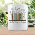 Applied Behavior Analysis Book Flower ABA Therapist Graphic Print Coffee Mug Gifts ideas