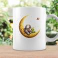 Astronaut Reading Book To Alien Moon Space Astronomy Graphic Print Coffee Mug Gifts ideas