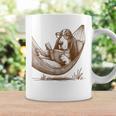 Basset Hound Dog Mom Basset Hound Dog Reading Book Graphic Print Coffee Mug Gifts ideas