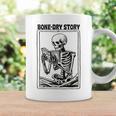 Bone-Dry Story Skeleton Reading Book Lovers Bookworm Book Graphic Print Coffee Mug Gifts ideas