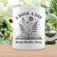A Book A Day Keeps Reality Away Floral Reader Graphic Print Coffee Mug Gifts ideas A Book A Day Keeps Reality Away Floral Reader Graphic Print Coffee Mug Gifts ideas