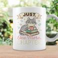 Book Lover Cute Cat Coffee Just 1 More Chapter Cozy Reading Graphic Print Coffee Mug Gifts ideas