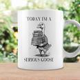 Book Lover Librarian Today I'm Serious Goose Meme Graphic Print Coffee Mug Gifts ideas