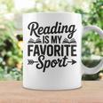 Book Lover Saying Humor Reading Is My Favorite Sport Graphic Print Coffee Mug Gifts ideas