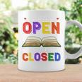 If My Book Is Open Your Mouth Is Closed Reading Books Performance Graphic Print Coffee Mug Gifts ideas