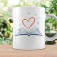 Book Reading Love Heart Library Graphic Print Coffee Mug Gifts ideas