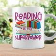 Book Reading Reading Is My Superpower Graphic Print Coffee Mug Gifts ideas