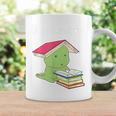 Bookasaurus T-Rex Reading Dinosaur Book PunShirt Graphic Print Coffee Mug Gifts ideas