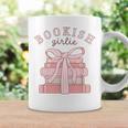 Bookish Girlie Coquette Bow Book Lover Pink Feminine Reader Graphic Print Coffee Mug Gifts ideas