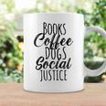 Books Coffee Dogs Social Justice Literature Student Cute Graphic Print Coffee Mug Gifts ideas
