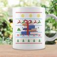 Books Reading Ugly Christmas Book Lover Graphic Print Coffee Mug Gifts ideas