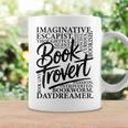 Booktrovert Reader Introvert Book Lover Premium Tri-Blend Graphic Print Coffee Mug Gifts ideas