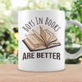 Boys In Books Are Better Graphic Print Coffee Mug Gifts ideas Boys In Books Are Better Graphic Print Coffee Mug Gifts ideas