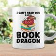 I Can't Hear You I Am a Book Dragon Reading Book Graphic Print Coffee Mug Gifts ideas