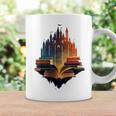Castle Of Books Imagination Art Book Lover Graphic Print Coffee Mug Gifts ideas