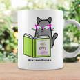 Cats And Books Happiness Cartoon Cat Pun For Women Graphic Print Coffee Mug Gifts ideas