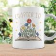 Chapter 10th Birthday Bookworm 10 Years Old For Book Lovers Graphic Print Coffee Mug Gifts ideas