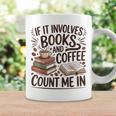 Coffee And Books Lover Quote Reading Enthusiast Graphic Print Coffee Mug Gifts ideas